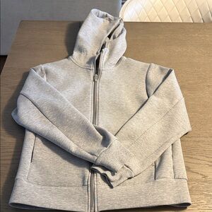 Uniqlo Kids Light Gray Zip-Up Hoodie